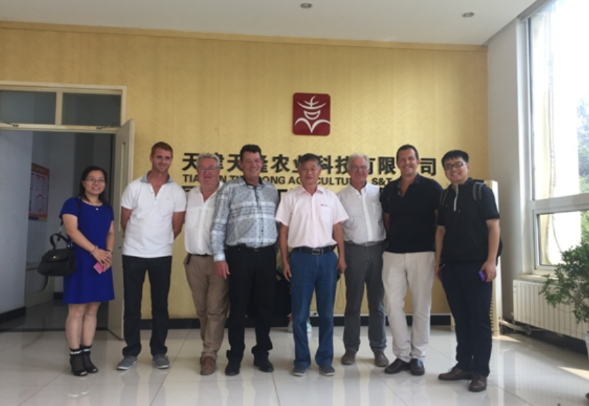 法国客户拜访天津天隆农业科技有限公司