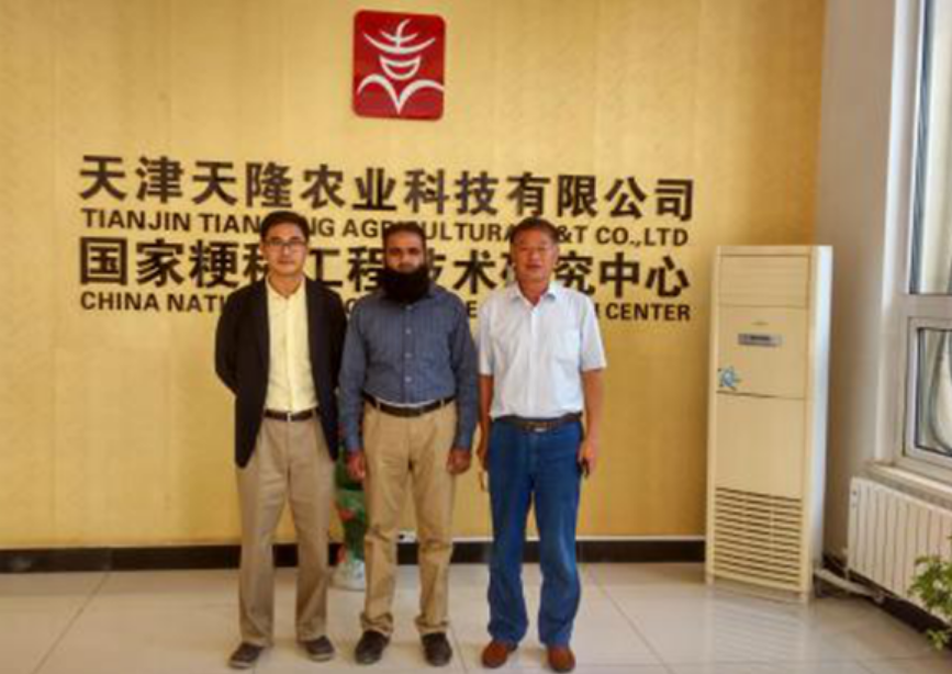 巴基斯坦客户访问天津天隆农业科技有限公司